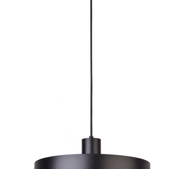 NORTON Μεταλλικό Φωτιστικό σε μαύρο χρώμα 100xΦ350x18