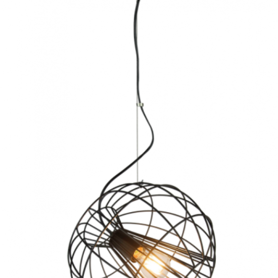 POP Μεταλλικό Φωτιστικό σε μαύρο χρώμα 120xΦ300