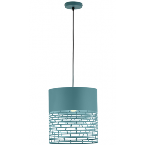 FERETTI Μεταλλικό Φωτιστικό σε Petrol χρώμα 120xΦ320x36