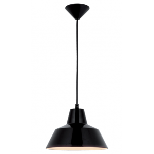 GLEN Μεταλλικό Φωτιστικό σε μαύρο χρώμα 100xΦ285x25