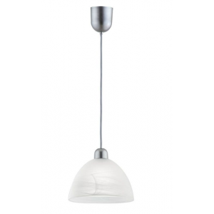 ICE-CREAM Γυάλινο Φωτιστικό με decor σε Λευκό χρώμα 90xΦ200x12.5