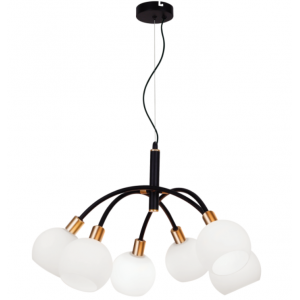 ELISA Μεταλλικό Φωτιστικό με γυαλί οπα ματ 120xΦ590