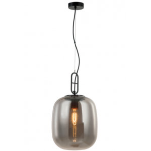 RETRO Γυάλινο  Φωτιστικό σε φυμέ χρώμα 150xΦ250