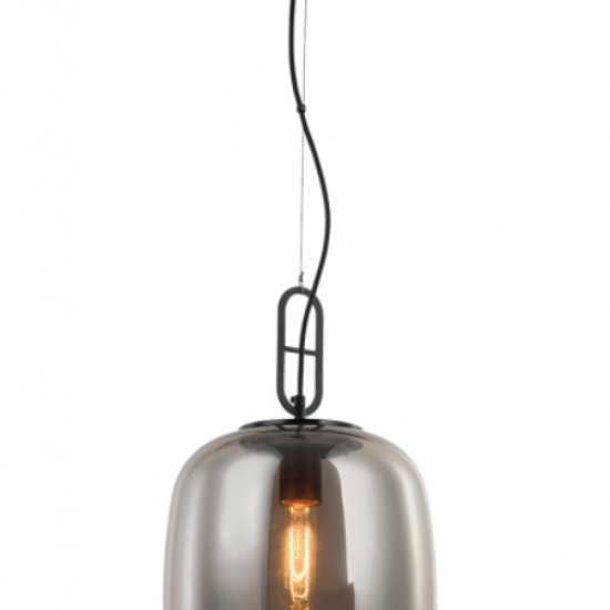 RETRO Γυάλινο  Φωτιστικό σε φυμέ χρώμα 150xΦ250