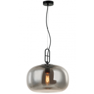 RETRO Γυάλινο  Φωτιστικό σε φυμέ χρώμα 150xΦ350