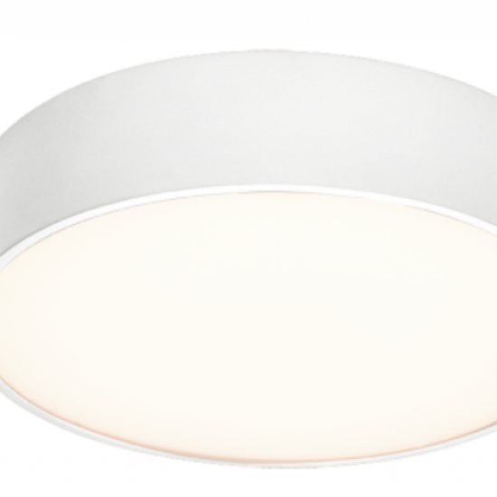 OWEN Μεταλλική πλαφονιέρα σε λευκό χρώμα με PC 6xΦ350