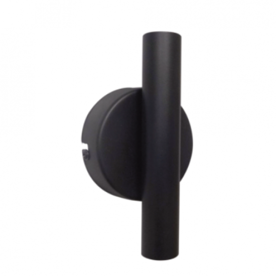 DUCT 2/φωτη Απλίκα Αλουμινίου σε μαύρο χρώμα 14.2xΦ80