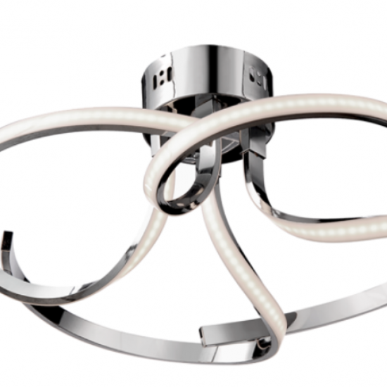 OPUS Πλαφονιέρα σε χρώμια απόχρωση 18xΦ460