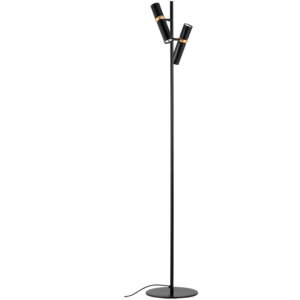 EDGAR Μεταλλικό  Φωτιστικό Δαπέδου σε μαύρο χρώμα 166xΦ230