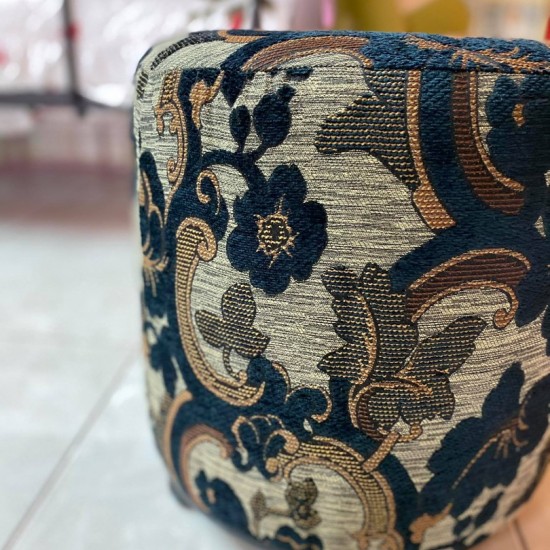 Σκαμπώ-πουφ υφασμάτινο