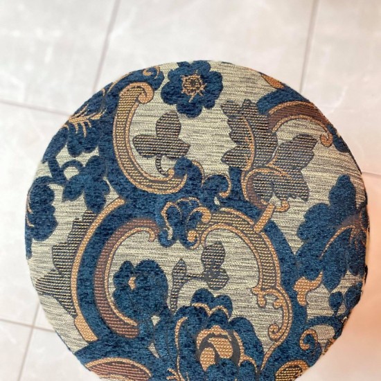 Σκαμπώ-πουφ υφασμάτινο