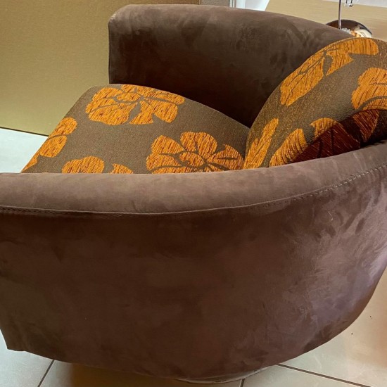 Πολυθρόνα περιστρεφόμενη ύφασμα