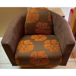 Πολυθρόνα περιστρεφόμενη ύφασμα 