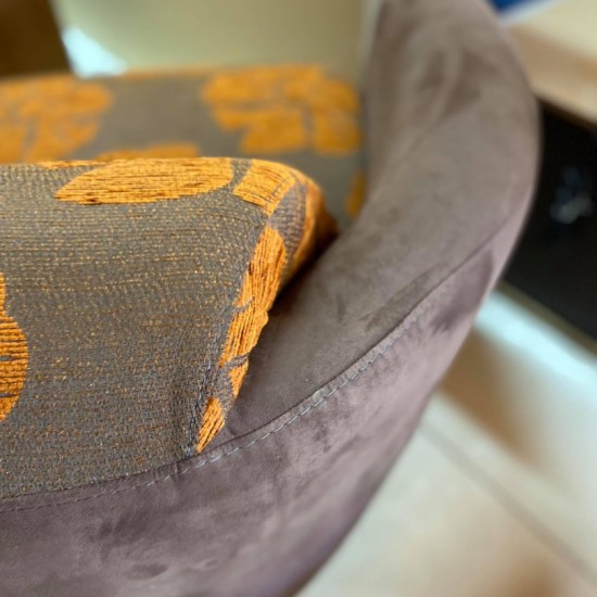 Πολυθρόνα περιστρεφόμενη ύφασμα