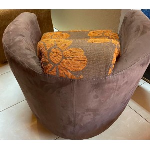 Πολυθρόνα περιστρεφόμενη ύφασμα 