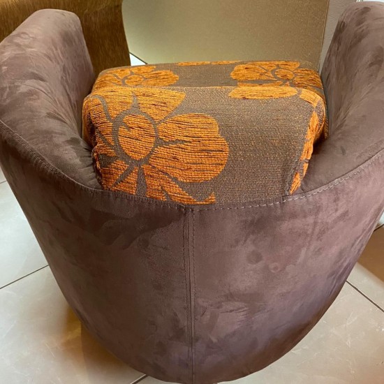 Πολυθρόνα περιστρεφόμενη ύφασμα