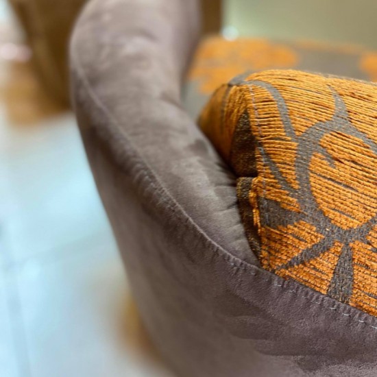 Πολυθρόνα περιστρεφόμενη ύφασμα