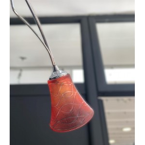 ΦΩΤΙΣΤΙΚΟ 6ΦΩΤΟ *ΔΙΑΛΟΓΗΣ* ΜΕΤΑΛΛΙΚΟ - ΓΥΑΛΙ ΚΟΚΚΙΝΟ