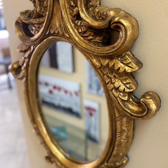 ΚΑΘΡΕΠΤΗΣ ΜΕ ΣΚΑΛΙΣΜΑΤΑ ΣΕ ΧΡΥΣΟ ΧΡΩΜΑ 65Χ100HCM