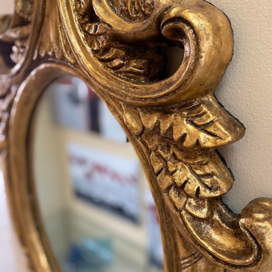 ΚΑΘΡΕΠΤΗΣ ΜΕ ΣΚΑΛΙΣΜΑΤΑ ΣΕ ΧΡΥΣΟ ΧΡΩΜΑ 65Χ100HCM