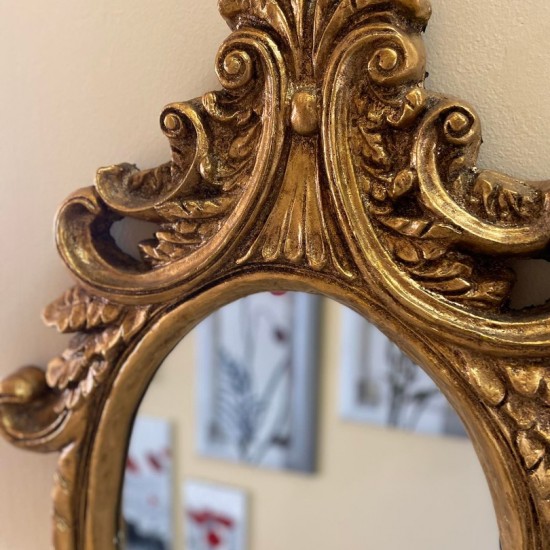 ΚΑΘΡΕΠΤΗΣ ΜΕ ΣΚΑΛΙΣΜΑΤΑ ΣΕ ΧΡΥΣΟ ΧΡΩΜΑ 65Χ100HCM