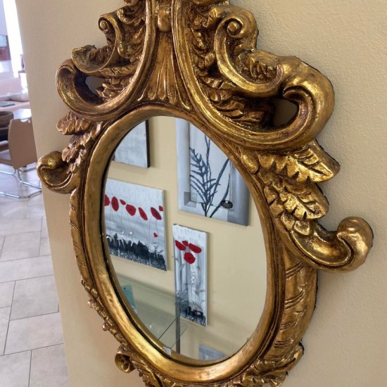 ΚΑΘΡΕΠΤΗΣ ΜΕ ΣΚΑΛΙΣΜΑΤΑ ΣΕ ΧΡΥΣΟ ΧΡΩΜΑ 65Χ100HCM