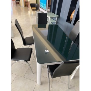 ΣΕΤ ΤΡΑΠΕΖΑΡΙΑ ΜΕ 6 ΚΑΡΕΚΛΕΣ 160Χ90CM