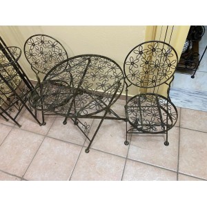 ΣΕΤ ΤΡΑΠΕΖΑΚΙ - ΚΑΡΕΚΛΕΣ ΒΑΣΗ ΓΙΑ  ΓΛΑΣΤΡΑΚΙΑ 