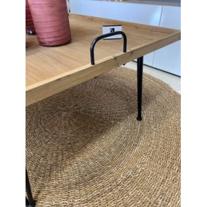 ΤΡΑΠΕΖΑΚΙ ΣΑΛΟΝΙΟΥ ΦΥΣΙΚΟ  80Χ80Χ45Η