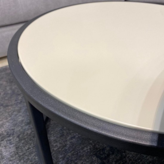 Τραπεζάκι Σαλονιού Διαστάσεις: Φ80 & Φ60.