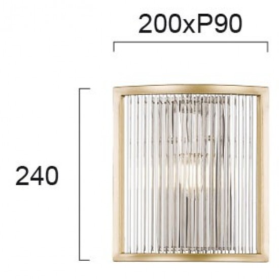 ΑΠΛΙΚΑ ΜΟΝΟΦΩΤΗ KAROLINA 20X24CM