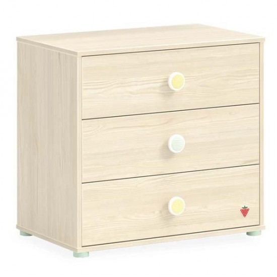 MONTES NATURAL ΠΑΙΔΙΚΗ ΣΥΡΤΑΡΙΕΡΑ ΜΕ 3 ΣΥΡΤΑΡΙΑ 72x44xH67cm