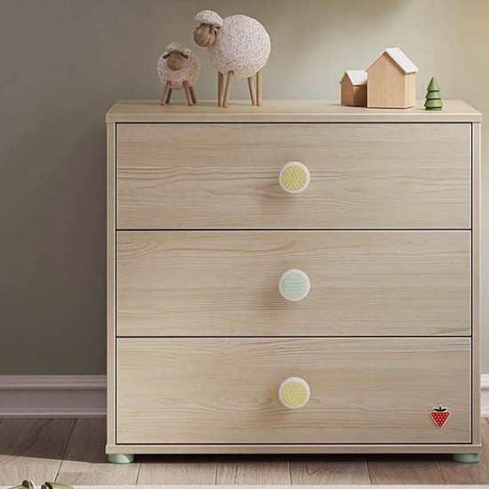 MONTES NATURAL ΠΑΙΔΙΚΗ ΣΥΡΤΑΡΙΕΡΑ ΜΕ 3 ΣΥΡΤΑΡΙΑ 72x44xH67cm