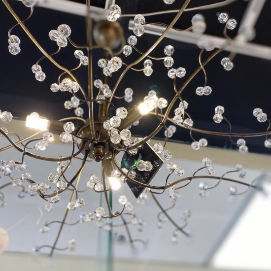 ΚΡΕΜΑΣΤΟ Φ/Σ 3ΧG9 ΜΕΤΑΛΛΙΚΟ - ΚΡΥΣΤΑΛΛΟ ASFOUR 60X70H