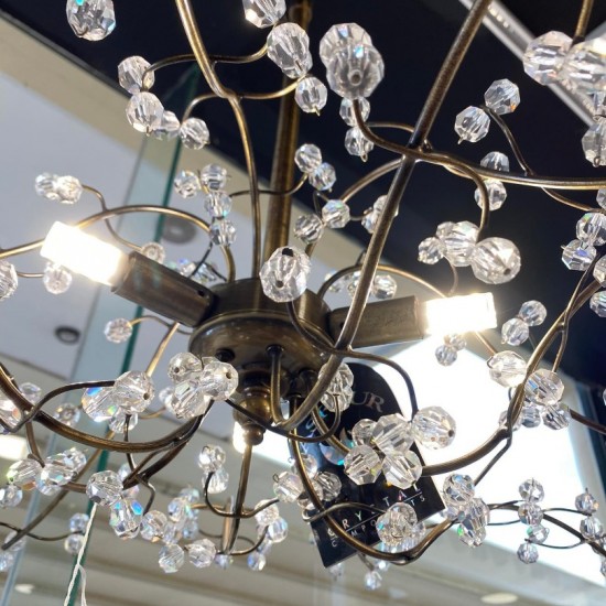 ΚΡΕΜΑΣΤΟ Φ/Σ 3ΧG9 ΜΕΤΑΛΛΙΚΟ - ΚΡΥΣΤΑΛΛΟ ASFOUR 60X70H