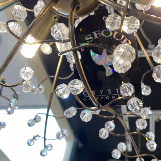 ΚΡΕΜΑΣΤΟ Φ/Σ 3ΧG9 ΜΕΤΑΛΛΙΚΟ - ΚΡΥΣΤΑΛΛΟ ASFOUR 60X70H