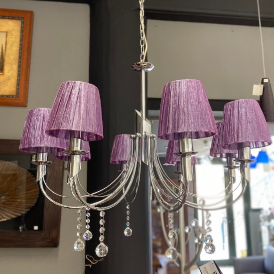 ΚΡΕΜΑΣΤΟΣ ΠΟΛΥΕΛΑΙΟΣ 8ΦΩΤΟΣ ΜΕΤΑΛΛΙΚΟΣ  75Χ96Η