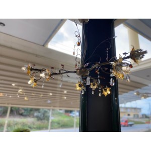 ΚΡΕΜΑΣΤΟ 9Φ ΜΕΤΑΛΛΟ - ΓΥΑΛΙ 83Χ67Η