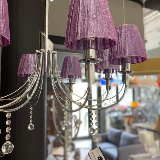 ΚΡΕΜΑΣΤΟΣ ΠΟΛΥΕΛΑΙΟΣ 8ΦΩΤΟΣ ΜΕΤΑΛΛΙΚΟΣ  75Χ96Η