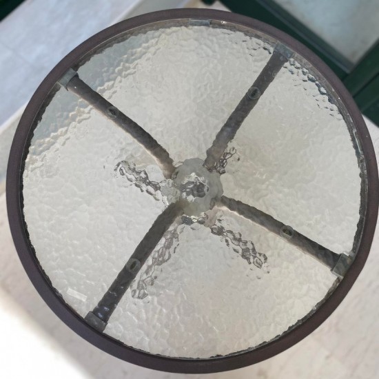 ΤΡΑΠΕΖΙΜΕΤΑΛΛΙΚΟ ΚΑΦΕ ΜΕ ΠΛΕΞΗ  Φ60 60Χ70Η