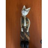 Διακοσμητική γάτα από ξύλο 60εκ