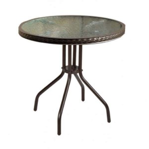 ΤΡΑΠΕΖΙΜΕΤΑΛΛΙΚΟ ΚΑΦΕ ΜΕ ΠΛΕΞΗ  Φ60 60Χ70Η