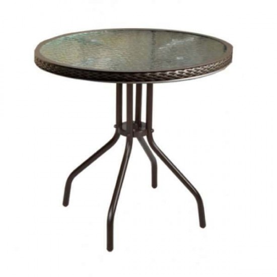 ΤΡΑΠΕΖΙΜΕΤΑΛΛΙΚΟ ΚΑΦΕ ΜΕ ΠΛΕΞΗ  Φ60 60Χ70Η