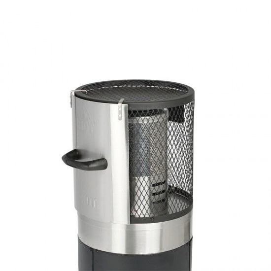 Σόμπα Υγραερίου Εξωτερικού Χώρου  Primo Μαύρη 46x120cm