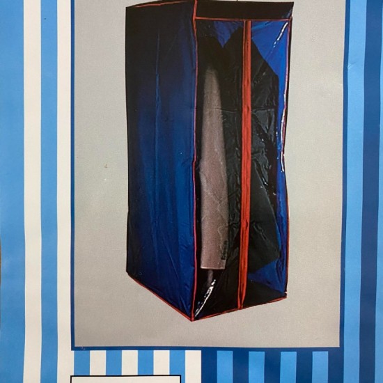 Υφασμάτινη Κρεμαστή Θήκη Αποθήκευσης Ρούχων σε ΜΠΛΕ  Χρώμα