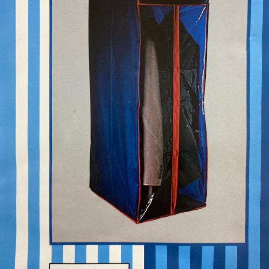 Υφασμάτινη Κρεμαστή Θήκη Αποθήκευσης Ρούχων σε ΜΠΛΕ  Χρώμα