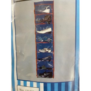 Υφασμάτινη Κρεμαστή Θήκη Αποθήκευσης  για ΠΑΠΟΥΤΣΙΑ  σε ΜΠΛΕ Χρώμα