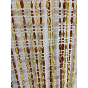 Κουρτίνα Πόρτας Χάντρα ΣΟΚΟΛΑΤΙ 140Χ230CM