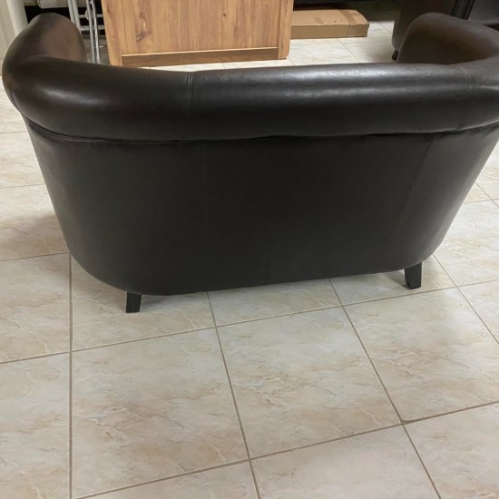 ΚΑΝΑΠΕΣ 2ΘΕΣΙΟΣ ΤΕΧΝΟΔΕΡΜΑ ΣΚΟΥΡΟ ΚΑΦΕ