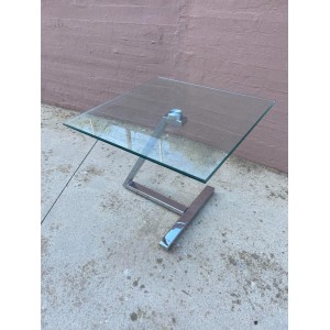 Βοηθητικό τραπεζάκι Γυάλινο   60χ60χ57Η